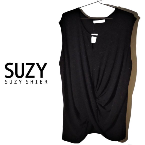 Sleeveless Sparkle Top by Suzy Shier NWT - Picture 1 of 5